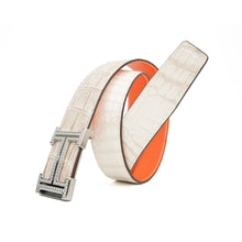Load image into Gallery viewer, Handcrafted Alligator Leather Belts DVG73
