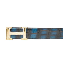 Load image into Gallery viewer, Handcrafted Alligator Leather Belts DVG86