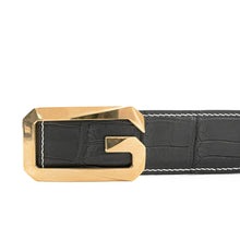 Load image into Gallery viewer, Handcrafted Alligator Leather Belts G-shaped buckle