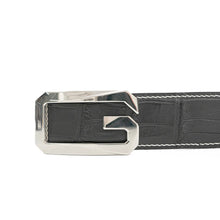 Load image into Gallery viewer, Handcrafted Alligator Leather Belts G-shaped buckle