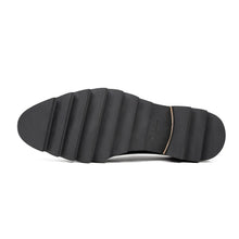 Load image into Gallery viewer, Handcrafted calfskin Oxford shoes Black