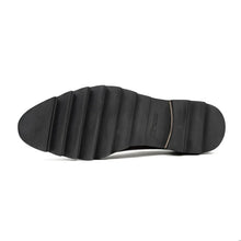 Load image into Gallery viewer, Handcrafted calfskin Oxford shoes Coffee
