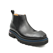 Load image into Gallery viewer, Handmade black calfskin Chelsea boots