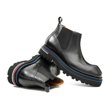 Load image into Gallery viewer, Handmade black calfskin Chelsea boots
