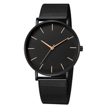 Load image into Gallery viewer, STEVVEX Men Watch Quartz Casual Watches Simple Metal Hour Reloj Quartz Watch Montre Mesh Stainless Steel clock For Men's and Boys