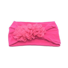 Load image into Gallery viewer, Baby Bows headbands Turban Kids Artificial Floral Elastic Toddler Solid Headband Hair Band Bow For Girls