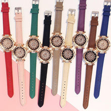 Load image into Gallery viewer, Women Elegant Popular Watch Set Starry Sky Ladies Bracelet Watch Casual Leather Sports Quartz Wristwatch For Women and Girls