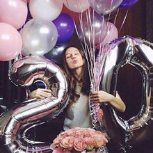 Load image into Gallery viewer, NEW Big Modern 32inch Luxury Number Foil Helium Balloons For Birthday Party and Celebrations Modern Decoration