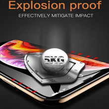 Load image into Gallery viewer, 500D Curved Protective Glass For iphone SE 2020 6 6S 7 8 Plus Tempered Glass Film on iPhone X XR 11 Pro XS Max Screen Protector Anti-Fingerprint Tempered Glass Film Full Screen Case Friendly Bubble Free for iPhone