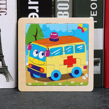 Load image into Gallery viewer, Wood Puzzles Children Adults Vehicle Puzzles Wooden Toys Learning Education Environmental Assemble Toy Educational Games For Baby and Kids