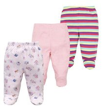 Load image into Gallery viewer, 3PCS Baby Pants 100% Cotton Baby Girls and Boys Clothes Unisex Casual Bottom PP Pants Newborn Baby Clothing For Children