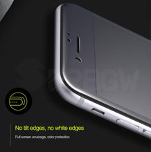 Load image into Gallery viewer, 9D Curved Full Cover Tempered Glass On For iPhone 7 8 Plus Soft Edge Screen Protective Glass For iPhone 7 8 6 6S Plus Film Case Tempered Glass Screen Guard