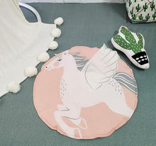 Load image into Gallery viewer, Creative Elephant Design Baby Play Mat Round Carpet Cotton Animal Play Mat Newborn Infant Crawling Carpet For Baby Kids