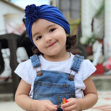 Load image into Gallery viewer, Modern Baby Headband Girl Headbands Cotton Knot Bow Turban Headband Stretchy Baby Bow For Girls