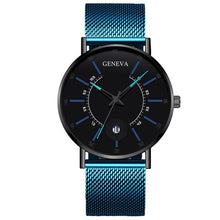 Load image into Gallery viewer, Men Watches Luxury Fashion Mens Business Watch Ultra Thin Stainless Steel Mesh Belt Quartz Wrist Watch For Men's and Boys