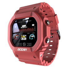 Load image into Gallery viewer, Military Ocean Army Smart Watch For Menand Woman For Fitness and Sport With Tracker Blood Pressure Message Push Heart Rate Monitor and Clock Smartwatc For Android