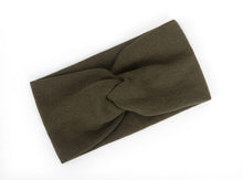Load image into Gallery viewer, Modern New Trend Girls Winter Autumn Headband Twisted Knotted Soft Elastic Baby Girl Soft Elastic Turban Headband For Girls