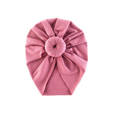 Load image into Gallery viewer, Infant Baby Headbands Solid Cotton Knot Turban Headband For Girls Beanie Hat Headwear For Girls