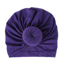Load image into Gallery viewer, Baby Hat Soft Lovely Flower bowknot for Baby Girl Toddler Turban Hir Band Cap Newborn Headwrap Hat Baby Hairband