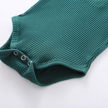 Load image into Gallery viewer, Infant Newborn Baby Spring Autumn Ribbed Solid Clothes Sets Long Sleeve Bodysuits , Elastic Pants 2PCs