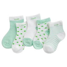 Load image into Gallery viewer, 5Pair Set Cotton Baby Girls Socks Thin Summer Breathable Mesh Kids Toddler Socks Cute Cartoon Children Socks Infant Socks for Kids