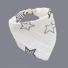 Load image into Gallery viewer, Modern 5PCS/Pack Cotton Baby Bibs 4 Lyers Girls Boys Triangle Feeding Burp Cloth Collar Scarf For Feeding