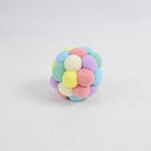 Load image into Gallery viewer, Fashion New Plush Pet Toy Cat and Dog Self-Hey Funny Cat Bite-Resistant Toy Ball Cute Funny Interactive Toy Balls For Cats Multicolor Toy Balls For Cat
