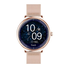 Load image into Gallery viewer, Luxury Modern Stylish Women Smart Watch With Round Screen Smartwatch For Girl Woman and Ladies With Heart Rate Monitor Compatible For Android and IOS Sistems