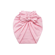 Load image into Gallery viewer, Luxury Modern Baby Headband Hat Bowknot Print Cotton Stretchy Turban Headband Infant Head Wrap Beanie Hat For Babies and Kids