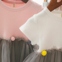 Load image into Gallery viewer, Fashion Modern New Spring Toddler Kids Baby Girls Patchwork Tulle Casual Princess Dress For Girls
