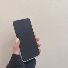 Load image into Gallery viewer, Transparent Card Holder Silicone Case For iPhone 14 13 11 12 Pro Max Mini X S XR 8 7 Plus Lens Protection Cover Clear Protective Case with Card Slot Slim Drop Resistant Soft Bumper Cute Pocket Cover