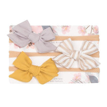 Load image into Gallery viewer, Baby Girls Headband Infant Elastic Headwear Kids Hair Accessories Bow Set For Baby Girls