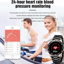 Load image into Gallery viewer, New Smart Watch For Men With IP67 Waterproof Protecion and Heart Rate Fitness Tracker Pedometer For Android and IOS sistems Steel Band Sports Men Smart Watch