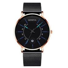 Load image into Gallery viewer, Men Watches Luxury Fashion Mens Business Watch Ultra Thin Stainless Steel Mesh Belt Quartz Wrist Watch For Men's and Boys