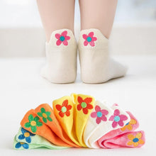 Load image into Gallery viewer, 5Pairs Cartoon Embroider Multicolor Summer Spring Newborn Boy Kids Baby Girls Breathable Socks For Kids