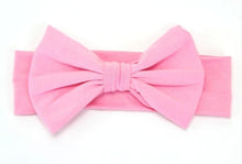 Load image into Gallery viewer, Headband Knitted Cotton Children Girls Elastic Bow Hair Bands Turban for girl Headbands