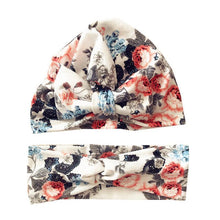 Load image into Gallery viewer, Luxury Mdoern Set 2PCS Baby and Mom Headbands Set Flower Bowknot Newborn Turban Cross-tied Mommy Headband Bow
