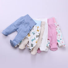 Load image into Gallery viewer, Baby Footed Pants Newborn Baby Boy Girl Leggings High Waist Infant Pants Sleeper Toddler Pajamas Baby Spring Autumn Trousers