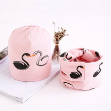 Load image into Gallery viewer, Star Print Cotton Hat And Scarf Baby Beanie Kids Caps Children's Accessories For Boys and Girls