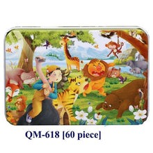 Load image into Gallery viewer, New 60 Pieces Wooden Puzzle Kids Toy Cartoon Animal Wooden Puzzles Child Early Educational Learning Toys for Christmas Gift