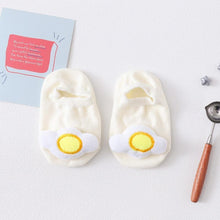 Load image into Gallery viewer, 1 Pair Cartoon Cotton Baby Rubber Sole Anti Slip Floor Socks For Newborn Girls And Boys Kids