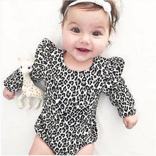 Load image into Gallery viewer, Spring Summer Infant Leopard Clothes Baby Girl Romper Cotton Rompers Long Sleeve Jumpsuit For Baby Girls