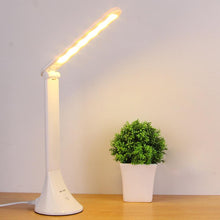 Load image into Gallery viewer, STEVVEX LED Touch Table Lamp Foldable USB Powered Dimming Desk Lamp LED With Eye Protection Reading Light Student Working Desk Light Lamp (White)