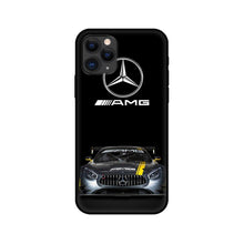 Load image into Gallery viewer, Black Case For Iphone 5 5s SE 2020 6 6s 7 8plus x 10 XR XS 11 12 13 Mini Pro MAX Silicon Cover Car Design Matte Black Silicone Back Cover For iPhone
