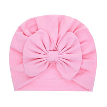 Load image into Gallery viewer, Children Baby Hat Kids Bow Cap Newborn Girls Photography Props Turban Infant Props For Baby Girls