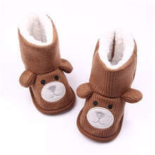 Load image into Gallery viewer, Baby Girls Boys Winter Boots Soft Infant Toddler Newborn Cute Cartoon Shoes Lightweight Snowproof Shoe