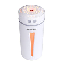 Load image into Gallery viewer, New USB Portable Mini Air Humidifier 200 ML Ultrasonic Essential Oil Diffuser For Home Bedroom Office Car With 7 Color Lights