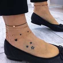 Load image into Gallery viewer, Luxury Bohemian Star Shell Ankle Bracelet Foot Jewelry Brecelet Simple Shell Anklets for Women Summer Style