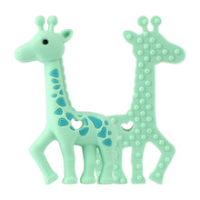 Load image into Gallery viewer, 2pcs Cartoon Baby Teether Animal Silicone Teether Raccoon Elephant Koala Giraffe Baby Teething Toys Accessories Perfect Toy For Kids