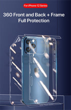 Load image into Gallery viewer, 360 Front+Back Full Body Film On the Screen Protector For iPhone 14 13 Pro Max 12 Temper Film Premium HD Clarity Anti-Fingerprint/Scratch Screen Protector 11 Mini Ultra Thin Matte Clear Cover